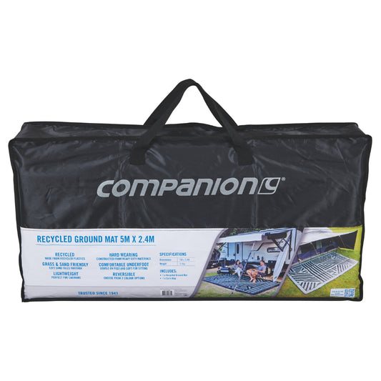 Companion Caravan Recycled Ground Mat 4M x 2.4M - Fraser Coast Outdoors