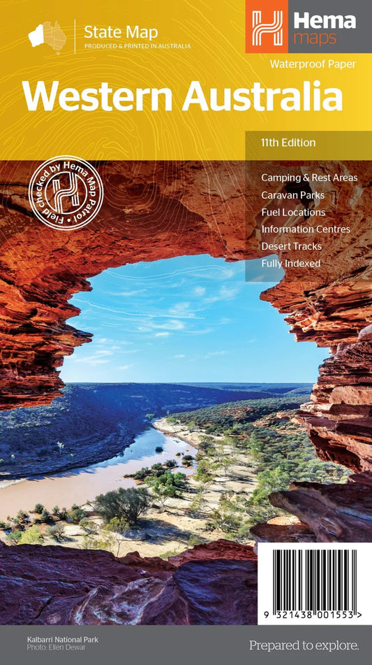 Western Australia State Map - Fraser Coast Outdoors